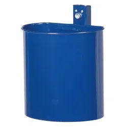 RENNER Abfallbehälter 20 l ungelocht 7057-03-PB DB , pulverbeschichtet, DB 703 anthrazit-eisenglimmer
