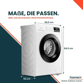 Homex WF1014H1A-W Waschmaschine (10 kg, 1400 U/min)