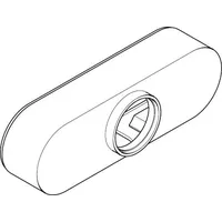 Hansgrohe Wannen- u. Brausenmischer Aufputz Axor Abdeckhaube gelb,