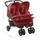 vidaXL Geschwisterwagen rot 10245