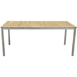 Gartentisch Esstisch Tisch Holztisch Edelstahl