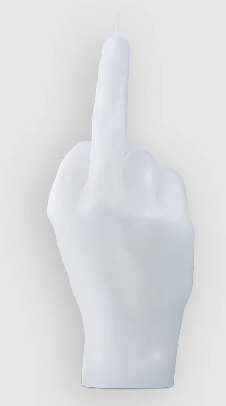 CandleHand F*Ck You Small Candle white Gr. Uni