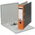 Leitz Wolkenmarmor-Ordner DIN A4 80 mm Orange 1 St.