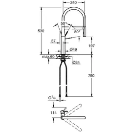 Grohe Essence brushed warm sunset 30294DL0