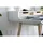 miliboo Schreibtisch OPUS Weißes Holz / Beige