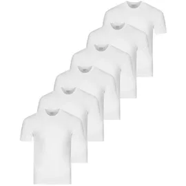 RAGMAN Unterhemd / Shirt Kurzarm Basic in Weiß | Gr.: M