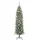 vidaXL Künstlicher schlanker Weihnachtsbaum Grün/Weiß 150 cm