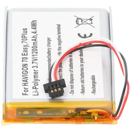 AccuCell Akku passend für den NAVIGON 70 Easy Akku, 70 Plus