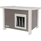 ECO Katzenhaus 57x45x43cm Wasserdicht Katzenhütte Katzenhöhle Outdoor Kerbl