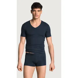 CALIDA Clean Line Boxershorts blau M 2er Pack