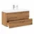 vidaXL Waschbeckenunterschrank mit Einbaubecken 39,5 x 49 x 38,5 cm Braun
