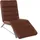 W.Schillig Relaxliege daily dreams Leder/Polyester 65 x 91 x 170 cm Braun mit Kissen