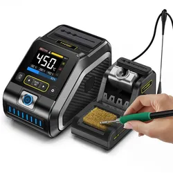 FNIRSI DWS-200 Intelligente Lötstation (mit F245-Lötgriff + 6 Lötspitzen)