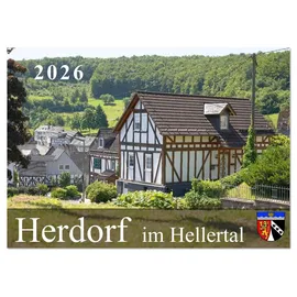 Calvendo Herdorf im Hellertal Wandkalender 2026 DIN A2 quer