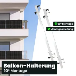 Halterung: Balkon (90°)