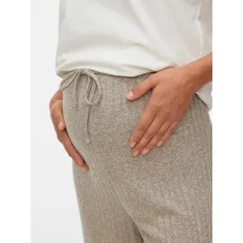 MAMA LICIOUS Mamalicious Umstandshose MLPAMMIE WIDE JRS PANTS HW NOOS mit elastischer Passform, aus Jersey grün XL (42)