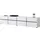 INOSIGN Lowboard INOSIGN "Cross, moderne grifflose TV-Kommode,4 Klappen/4 Schubkästen", weiß (weiß, weiß), B:225cm H:48,2cm T:40cm, FSC-zertifizierter Holzwerkstoff, Melamin, Sideboards, Lowboard, Breite 225 cm, TV-Schrank mit viel Stauraum, TV-Board, Topseller