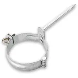 Grömo Fallrohrschelle DN 80 mit Schlagstift 140 mm