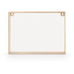 vtwonen Fotorahmen Metal, Glas 34x25x3.5cm Dekoration   Hellbraun 