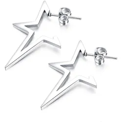 Firetti Paar Ohrstecker »Schmuck Geschenk Ohrschmuck Star« Firetti edelstahlfarben