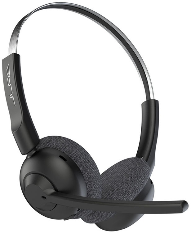 JLab GO Work Pop Wireless On-Ear Bluetooth Kopfhörer 50h Stunden Spielzeit, Mikrofonarm, Bluetooth-Multipoint-Technologie