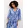 Kaffe Kleid Midikleid Blau 40