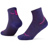 Buff Dryflx Quarter Socken 36-38 Blau