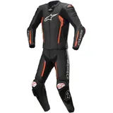 Alpinestars Missile V2 Lederkombi - Schwarz/Neon-Rot / 50