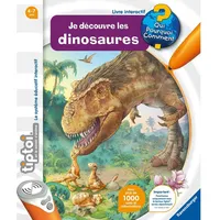 Ravensburger tiptoi® – Interaktives Buch – Ich entdecke die Dinosaurier – elektronisches Lernspiel ohne Bildschirm – ab 4 Jahren – französische Version – 00145