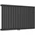neu.haus Designheizkörper Nore 600 x 1200 mm 857 W schwarz Mittelventil