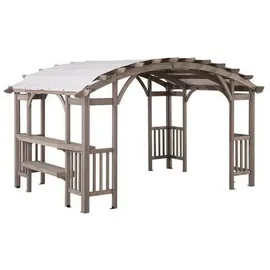 Sunjoy Zedernholz Pergola Dajti 305 x 427 cm grau