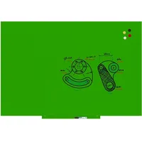 Rocada Skinwhiteboard-Modul lackiert 100x150cm RAL 6018 gelbgrün