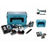 Makita DGA 506 RMJ inkl. 2 x 4,0 Ah + Ladegerät + Makpac