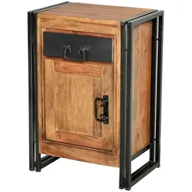 SIT Möbel Sideboard 50 x 73 cm Antikschwarz / Akazie