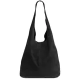CASPAR Modell No.767 Shopper Wildleder Black
