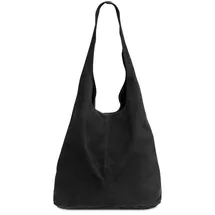 CASPAR Modell No.767 Shopper Wildleder Black