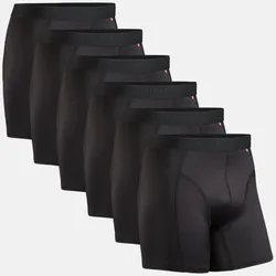 SPORT BOXERSHORTS - 6-Pack - Schwarz - 4XL