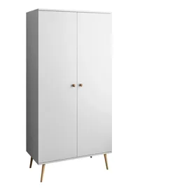 lookway Kleiderschrank HARMONY 100 x 202 x 52 cm Weiß