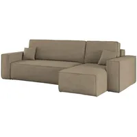 Kaiser Möbel Ecksofa mit schlaffunktion und bettkasten, Eckcouch BEST