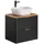 petits-meubles Waschtisch 60,6 x 59 x 46 cm Schwarz/Weiß