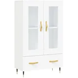 vidaXL Highboard Weiß 69,5x31x115 cm Holzwerkstoff