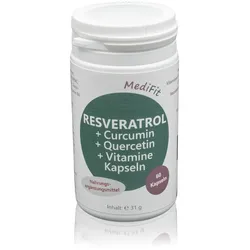 Apofit Resveratrol + Curcumin + Quercetin + Vitamine Kapseln (60 St.)