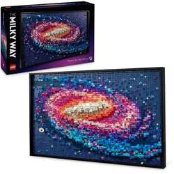 LEGO Art Die Milchstraßen-Galaxie, Wandkunst- und Kreativ-Bauset 31212