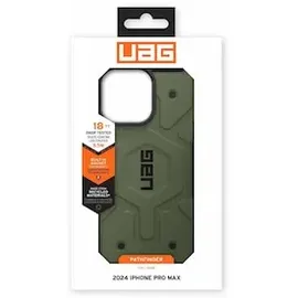 UAG Urban Armor Gear Pathfinder MagSafe Case Apple iPhone 16 Pro Max olive drap