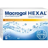 Macrogol HEXAL plus Elektrolyte 10 St Pulver zur Herstellung einer Lösung zum Einnehmen