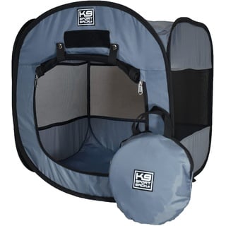 K9 Sport Sack | Indoor & Outdoor Pop-up Reisezelt Hunde | Tragbare Hundehütte für Camping & Wandern mit Tragetasche (30" L x 30" W x 30" H)