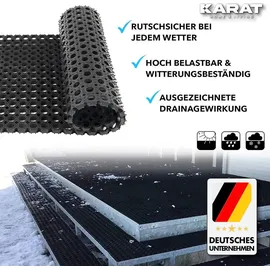 karat homeliving Octagon 100 x 250 cm Schwarz