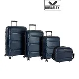Heys HEYS Milos 4tlg. Kofferset (BC/S/M/L) erweiterbar - Navy Koffer24