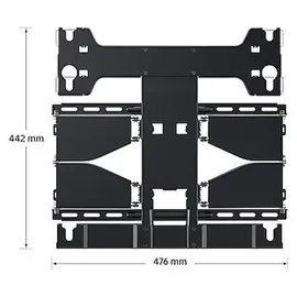 Samsung WMN-B16FB/XC TV-Wandhalter Schwarz