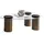 aea Couchtisch Transparent Metall 73 x 35 x 125 cm